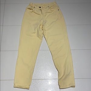 Brandy Melville  Yellow pants (mom fit)